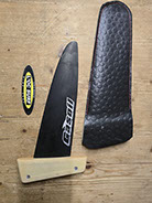 GASOIL ELLIPTIC 26 OCCASION SLALOM SPEED WINDSURF USED FIN AILERON CHINOOK LEUCATE LUDERITZ